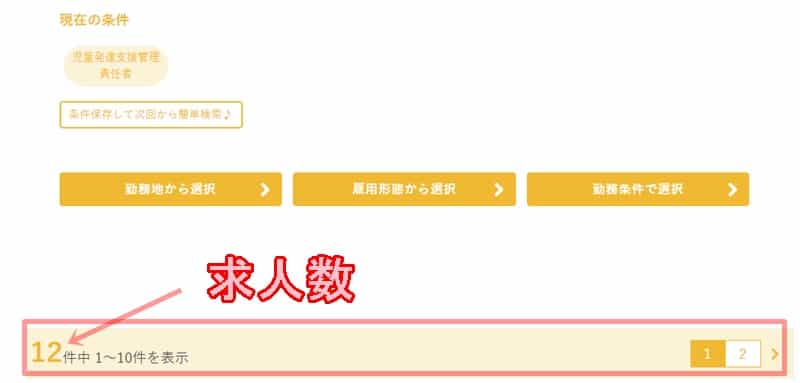 保育の求人あるある　自発管求人数